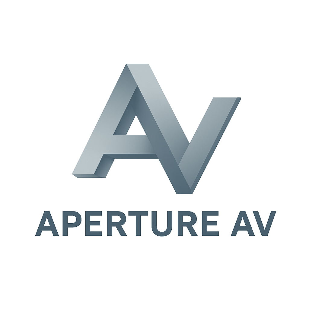 Aperture AV stage lighting mood